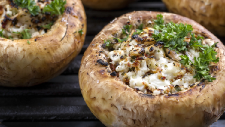 Champiñón relleno