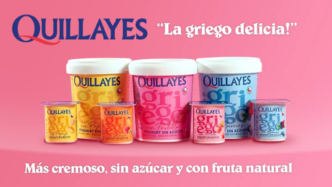 Quillayes Griegos - La griego delicia! - Más cremoso, sin azúcar y con frutas naturales