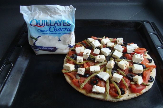 Una Pizza con Queso Chacra