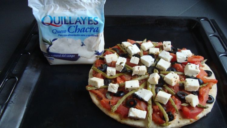 Una Pizza con Queso Chacra
