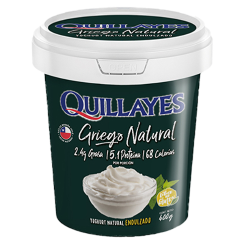 QY004 YOGURT GRIEGO ENDULZADO 400GR