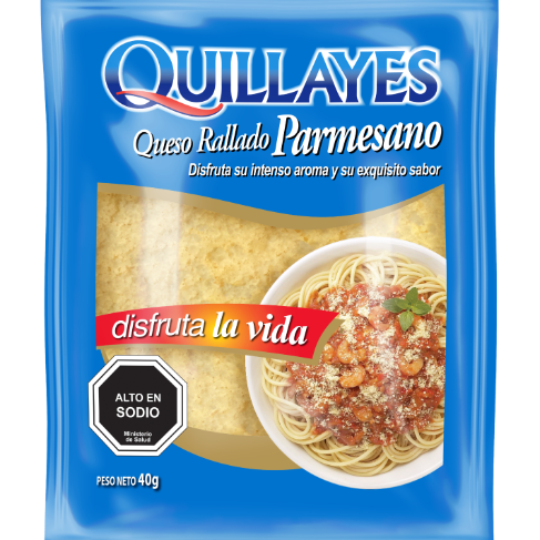 QE037	PARMESANO RALLADO QUILLAYES 40G 